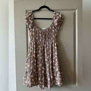 Altar’d State Brown Floral Dress